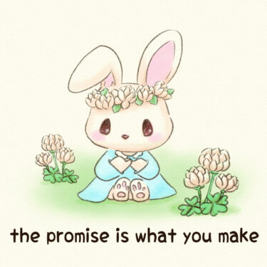 the promise is what you make