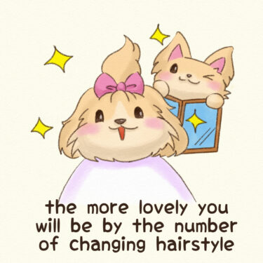 the more lovely you will be by the number of changing hairstyle