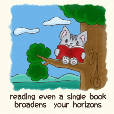 reading even a single book broadens your horizons