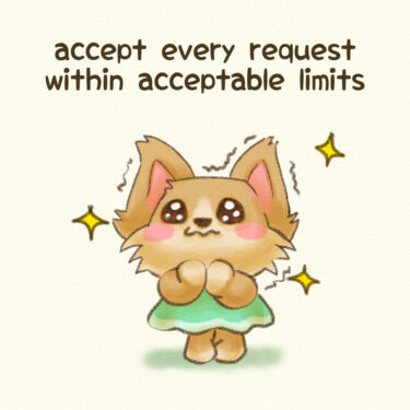 accept every request within acceptable limits