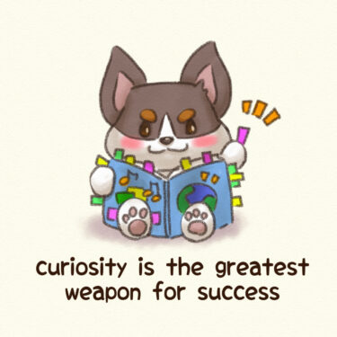 curiosity is the greatest weapon for success
