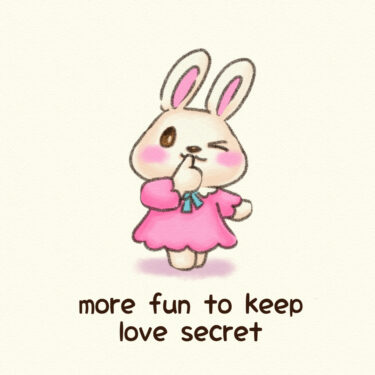 more fun to keep love secret