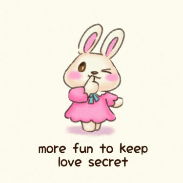 more fun to keep love secret