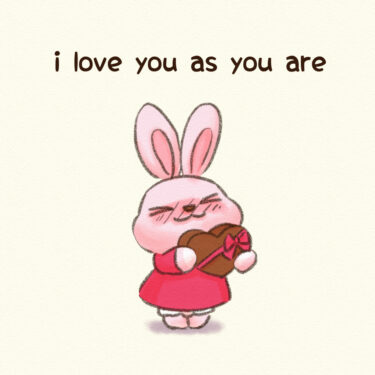 i love you as you are